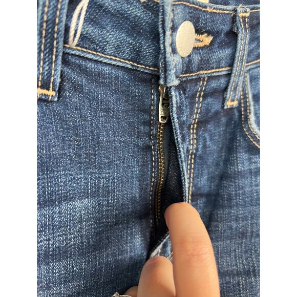 NWT L'Agence High Line High Rise Distresses Skinny Denim Jeans Vintage Destruct - Picture 4 of 8